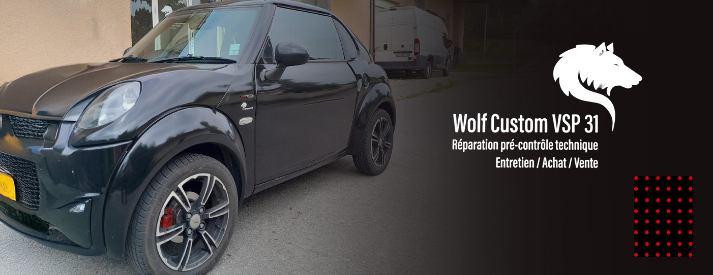 Wolf Custom VSP 31 - Réparation de voitures sans permis, entretien et customisation Lespinasse